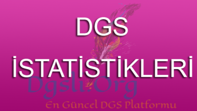 2016 DGS İstatistikleri
