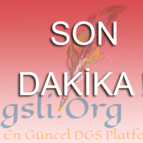 2016 DGS Tarihi Açıklandı !